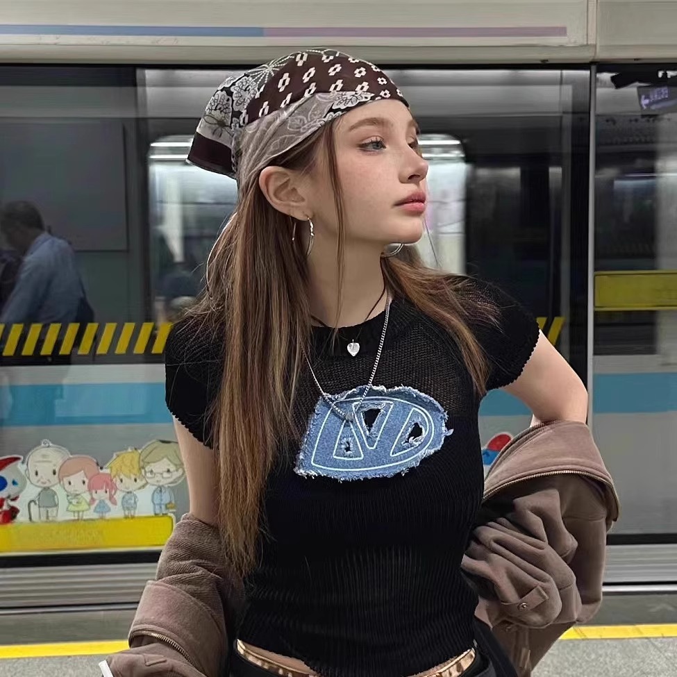 Girl Fashion Street - Retro Amerikan Tarzı Başörtüsü Kafa Bandı