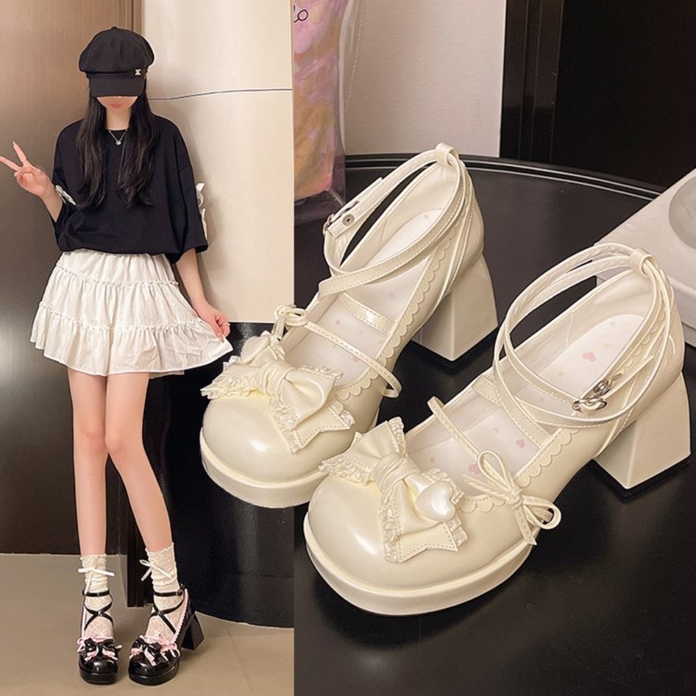Fashion Street Night - Gece Kulübü Platformu Kadın Lolita Pompaları