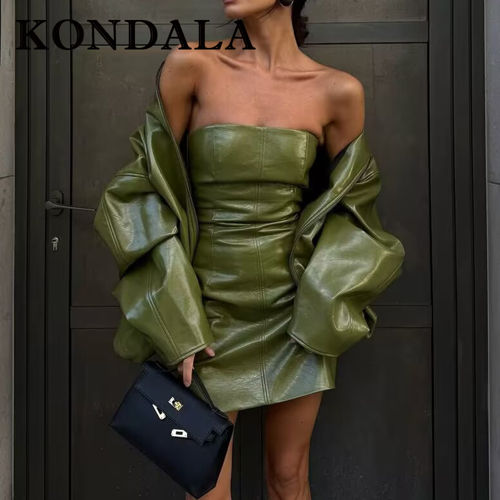 Fashion Street Night - KONDALA Şık Sokak Giyim Tarzı Yeşil