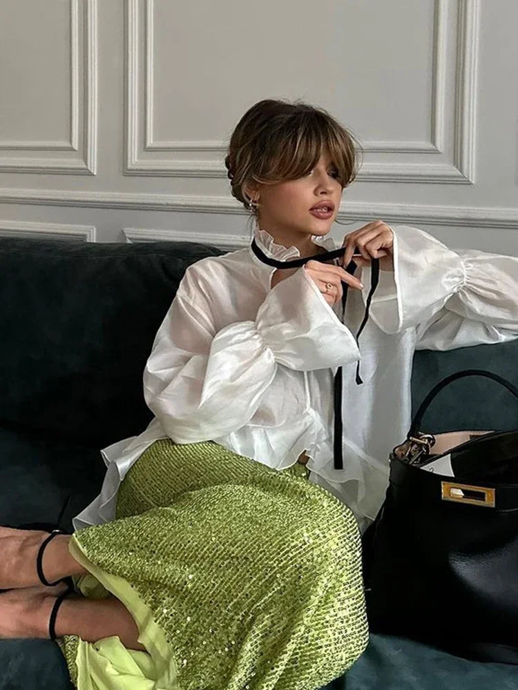 Kadın Beyaz Fırfırlı Etek Ucu  - Fashion Street Night incelemesi ve fiyatı