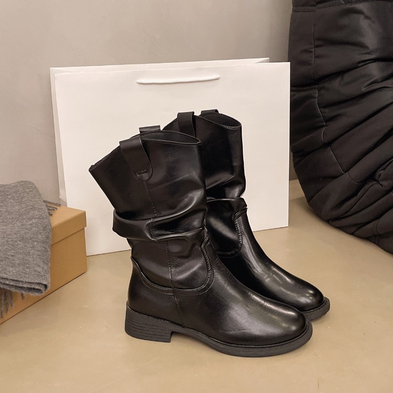 Kış yeni stil bol geniş topukl - Street Fashion Winter 2025 incelemesi ve fiyatı