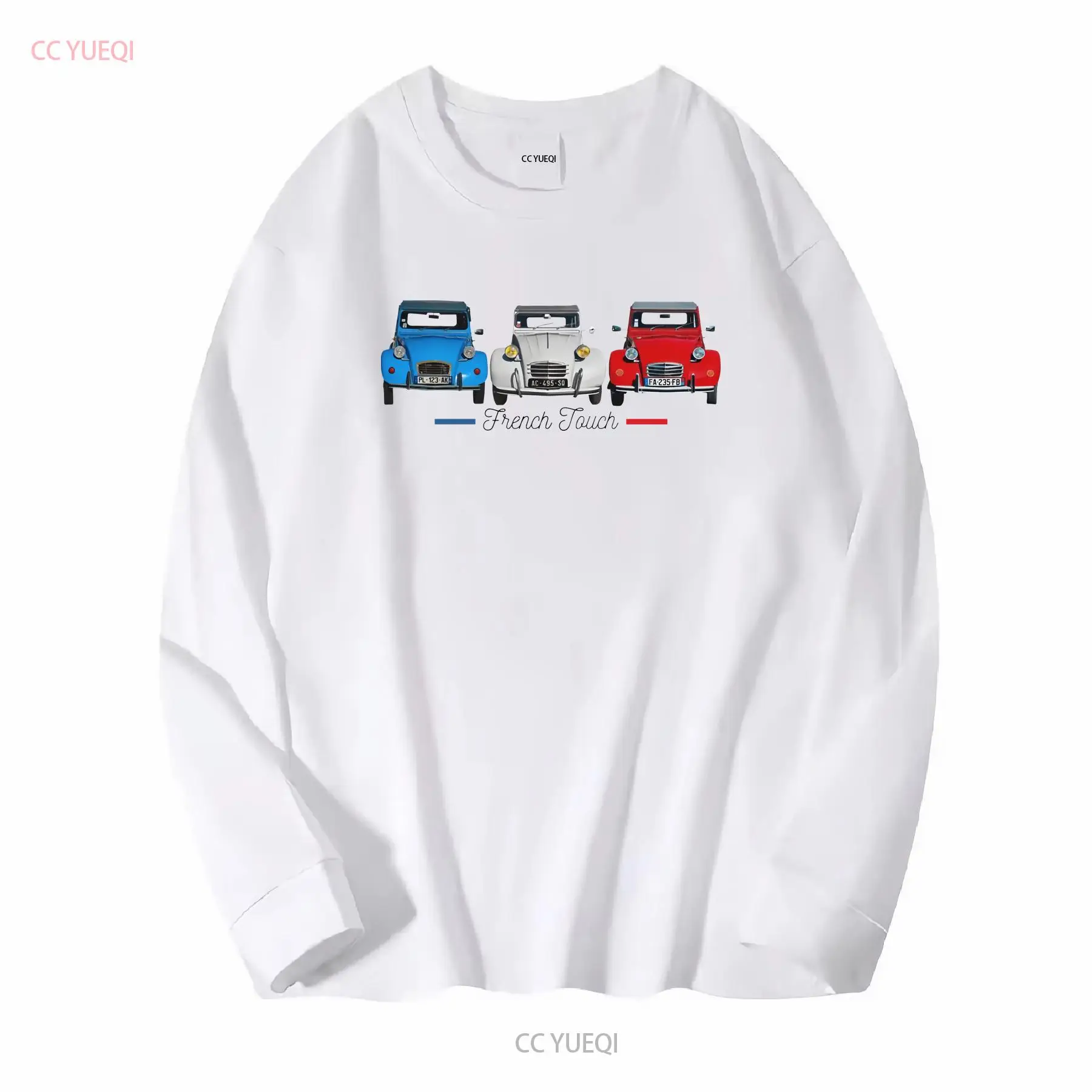 İki at 2 CV Tişört erkekler iç - French Street Fashion incelemesi ve fiyatı