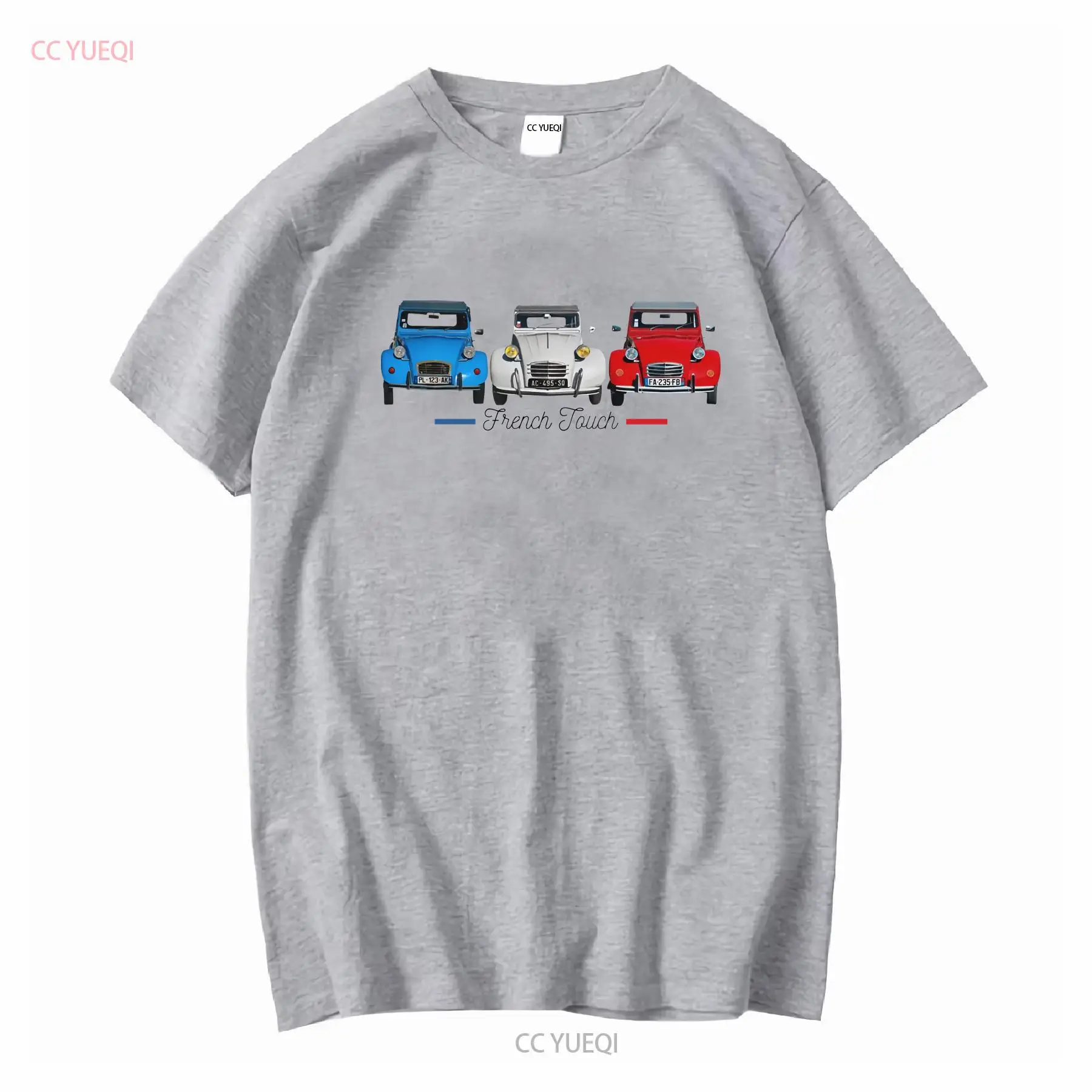 İki at 2 CV Tişört erkekler iç - French Street Fashion incelemesi ve fiyatı
