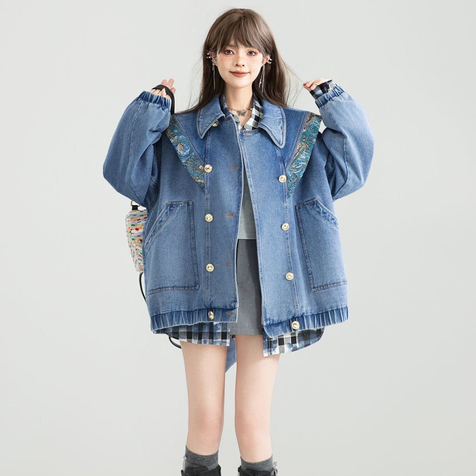 Vintage Denim Ceket Dış Giyim  - Street Fashion Winter 2025 incelemesi ve fiyatı