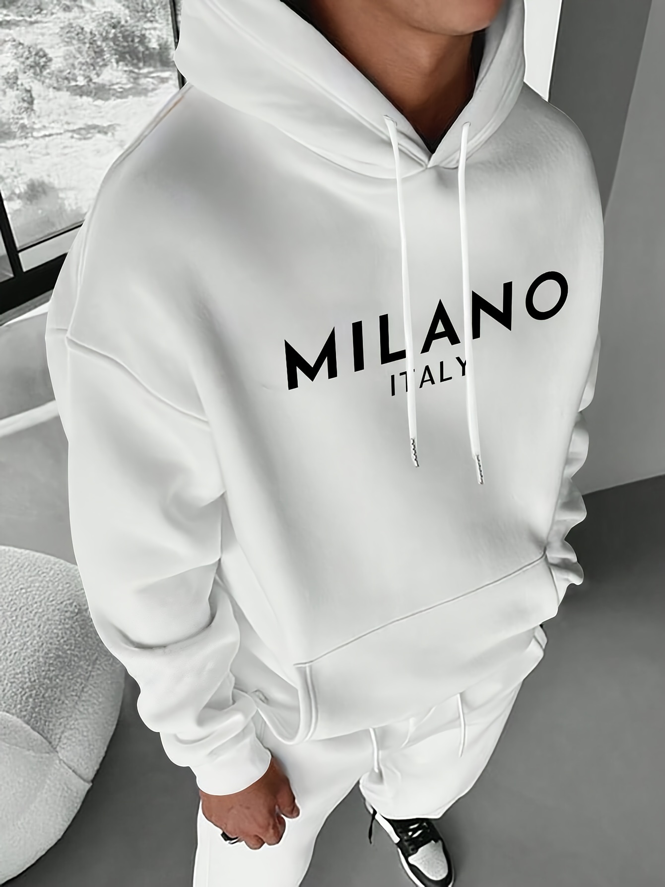 Milan Letter Erkek Kadın Kapüş - Street Fashion Of Milan incelemesi ve fiyatı