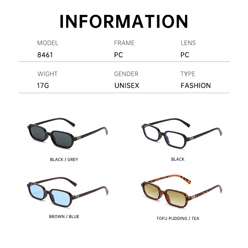 Yeni Küçük Kare Çerçeveli Güne - Street Fashion High End incelemesi ve fiyatı