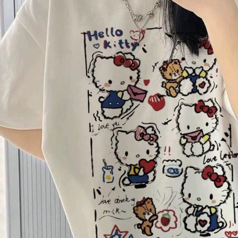 Kısa Kollu Yazlık Hello Kitty  - Street Summer Fashion incelemesi ve fiyatı